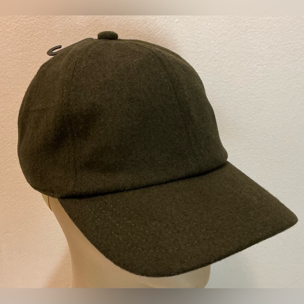 Men's Olive Green Felted Cap